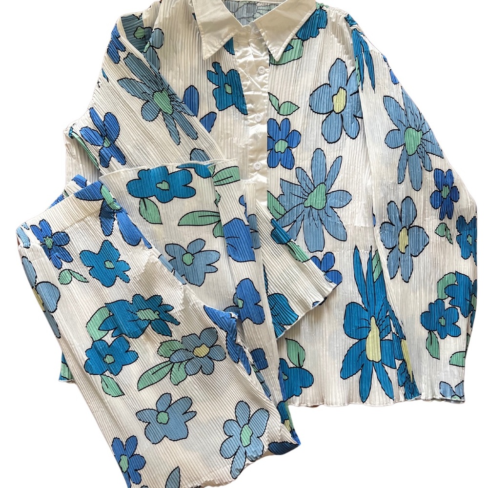 Blue Flower Set